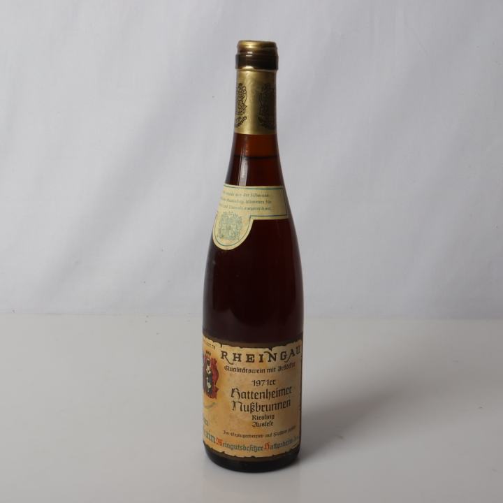 Anton Doufrain, Hattenheimer Nußbrunnen Riesling Auslese 1971