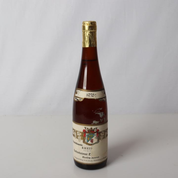 Willi Schulz, Hattenheimer Riesling Spätlese 1976