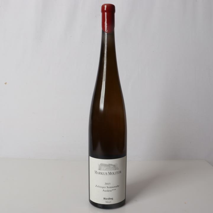 Weingut Markus Molitor, Zeltinger Sonnenuhr Riesling Auslese *** 7,5 % Vol, (Goldkapsel) 2015, Magnum 99 Parker