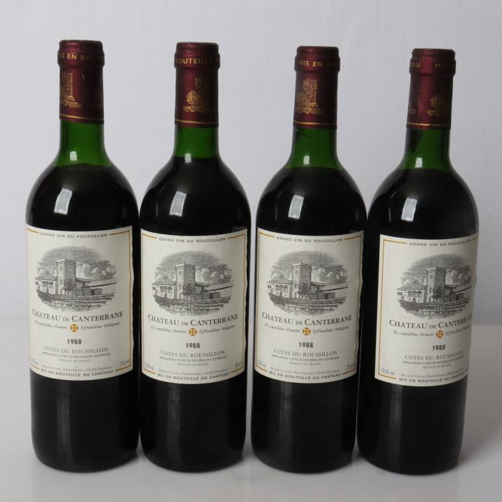 Chateau de Canteranne, Cotes du Roussillon 1988